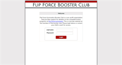Desktop Screenshot of flipforceboosterclub.com